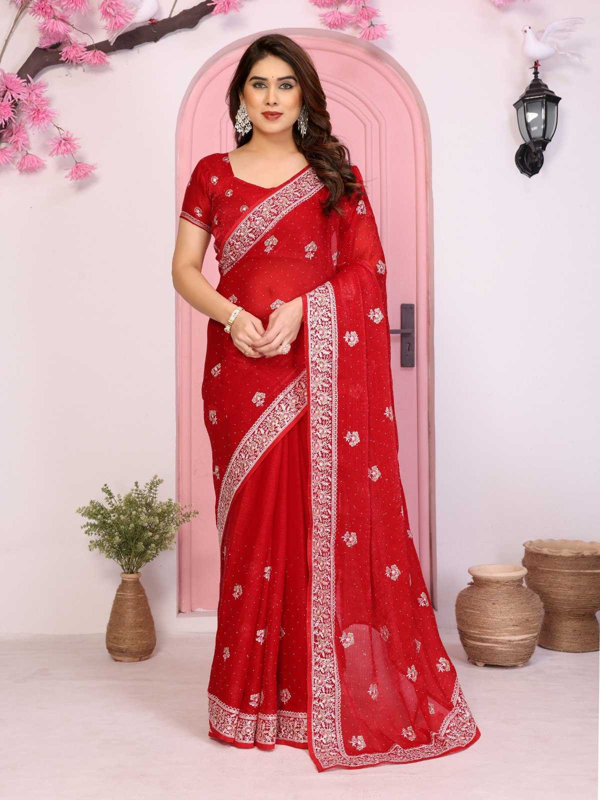 Ynf FENDY RIN188 Hammers2 Silk Sarees Wholesale Party Wear Silk Sarees Embroidered Silk Sarees Manufacturer