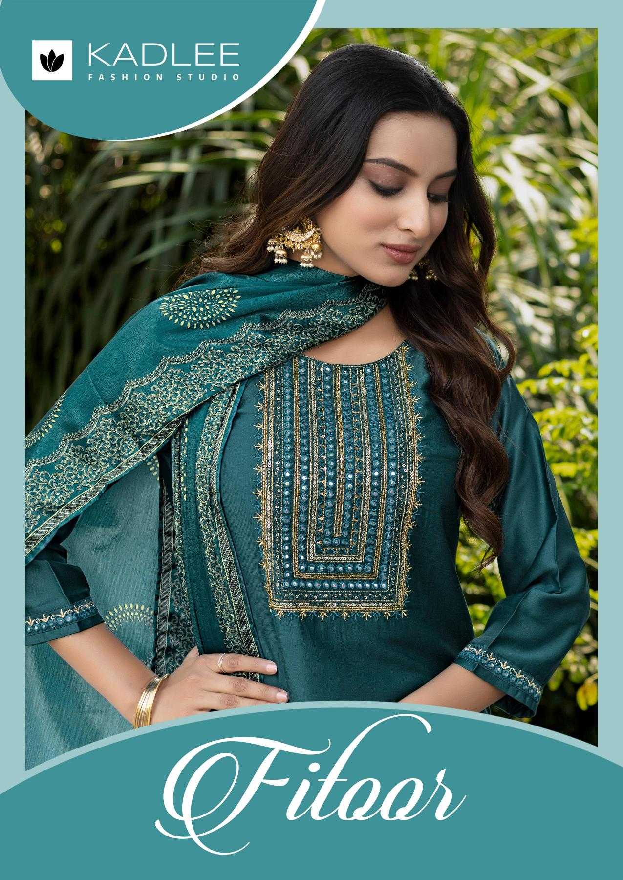 Ynf Gajji Silk RIN190 KADLEE-Fitoor Setwise Collections Wholesale Dresses & Suits Catalogs Manufacturer