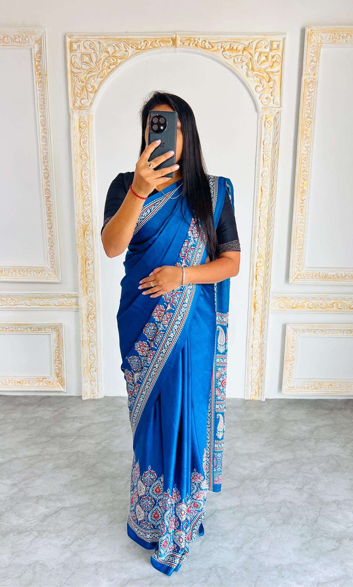 Ynf Gajji Silk RIN207 2206 Silk Sarees Wholesale Gajji Modal Sarees Fancy Printed Silk Sarees Manufacturer