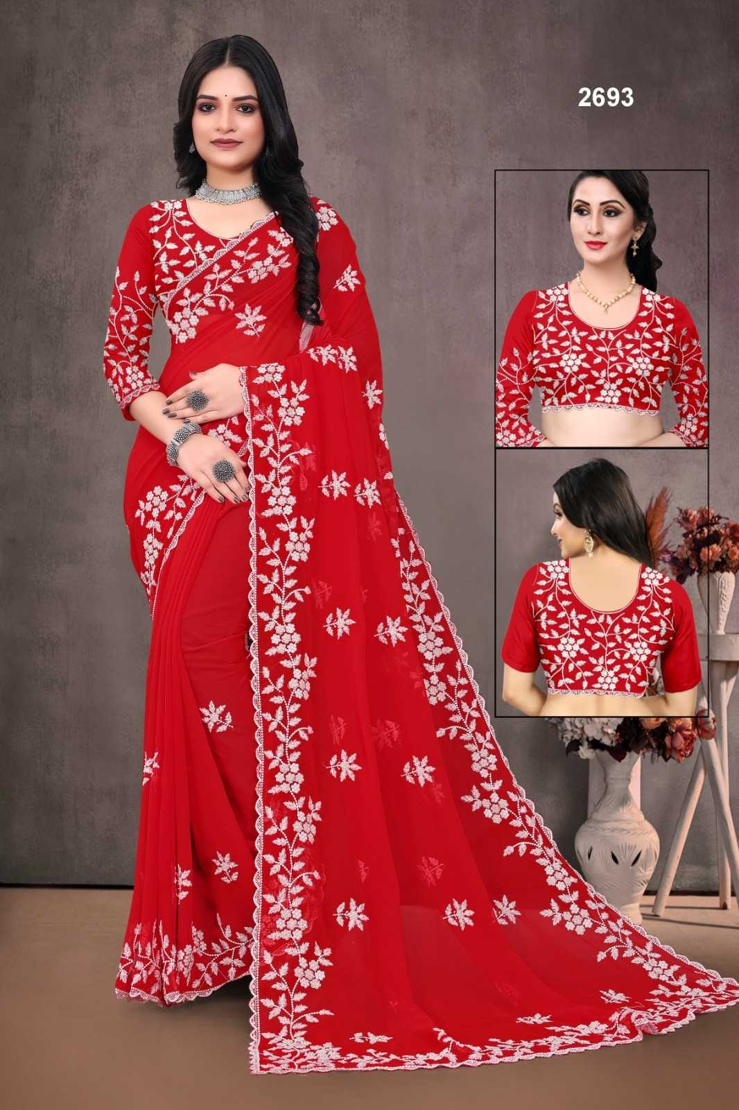 Ynf Georgette KESH114 2693 Sarees Wholesale Designer Sarees Party Wear Sarees Georgette Sarees Manufacturer