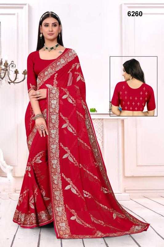Ynf Georgette KESH114 6260 Sarees Wedding Collections Wholesale Georgette Sarees Stone Work Saree Zari Border Sarees Manufacturer