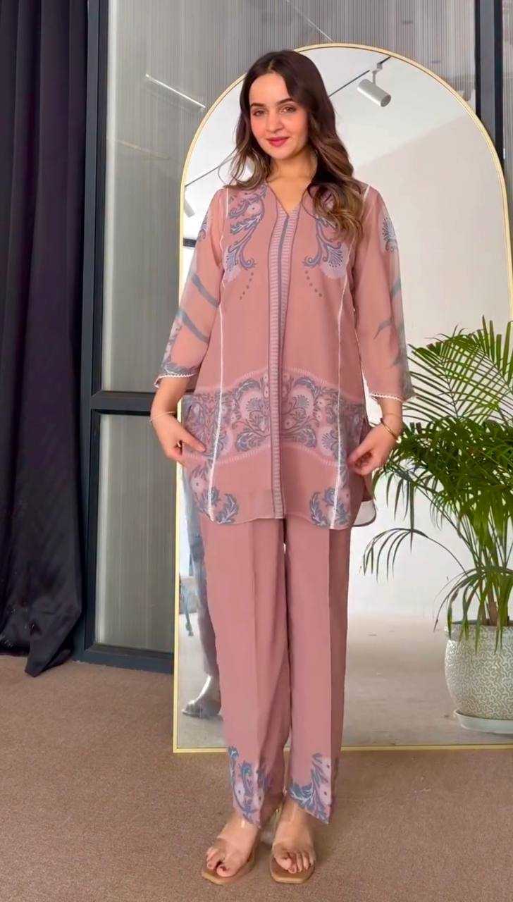 Ynf Georgette KESH141 1128 Western Wears Wholesale Co-ord Set Manufacturer