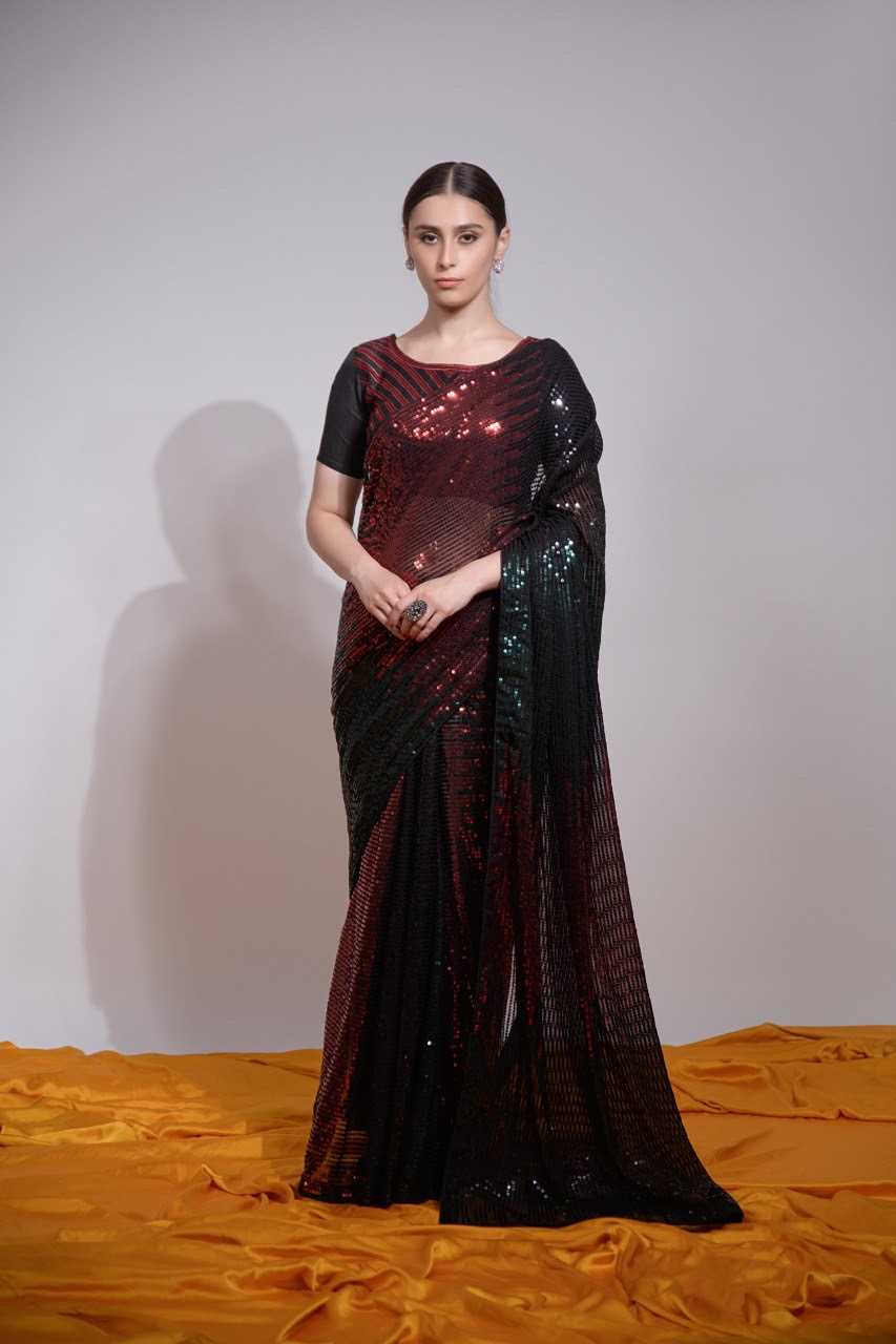 Ynf Georgette KESH151 5245 Sarees Wholesale Fancy Sarees Georgette Sarees Embroidered Sarees Manufacturer