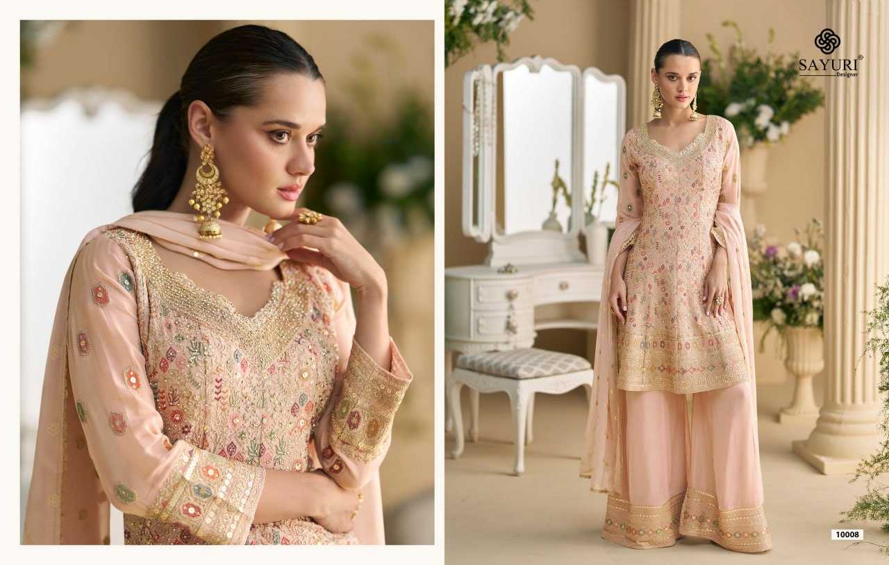 Ynf Georgette KESH379 10007 Suits & Dresses Wedding Collections Festive Collections Wholesale Georgette Suit Designer Suits Embroidered Suits Manufacturer