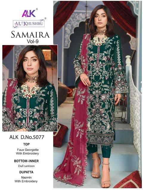 Ynf Georgette KESH444 AL-KHUSHBU-5075 Suits & Dresses Wholesale Embroidery Suits Georgette Suit Designer Suits Manufacturer