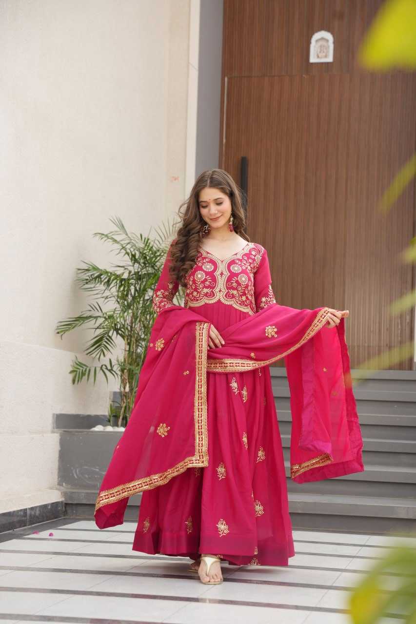 Ynf Georgette KESH491 9230 Gowns Wholesale Designer Gowns Gown With Dupatta Manufacturer