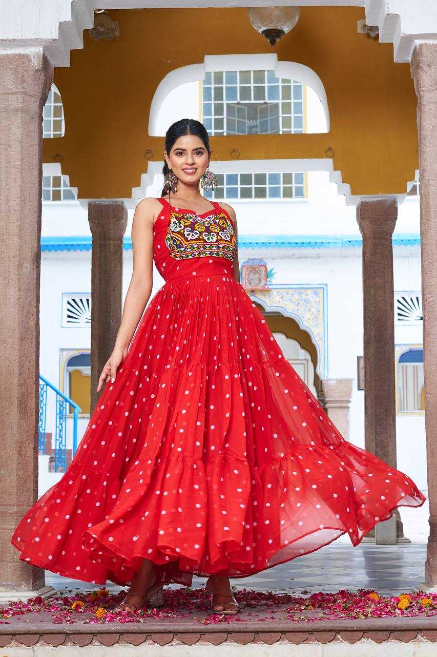 Ynf Georgette KESH498 112 Gowns Wedding Collections Festive Collections Wholesale Printed Gowns Georgette Gown Party Wear Gowns Manufacturer