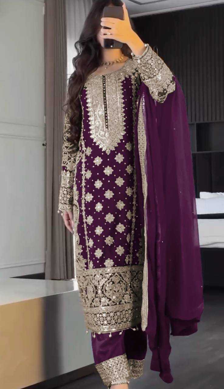 Ynf Georgette KESH499 1654 Suits & Dresses Wholesale Embroidery Suits Georgette Suit Party wear suits Manufacturer
