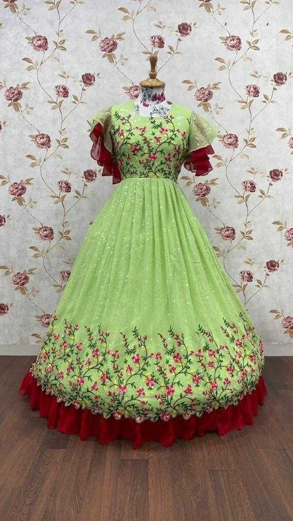 Ynf Georgette KESH503 7864 Kids Wear Wholesale Kids Gown Kids Ethnic Gowns Manufacturer