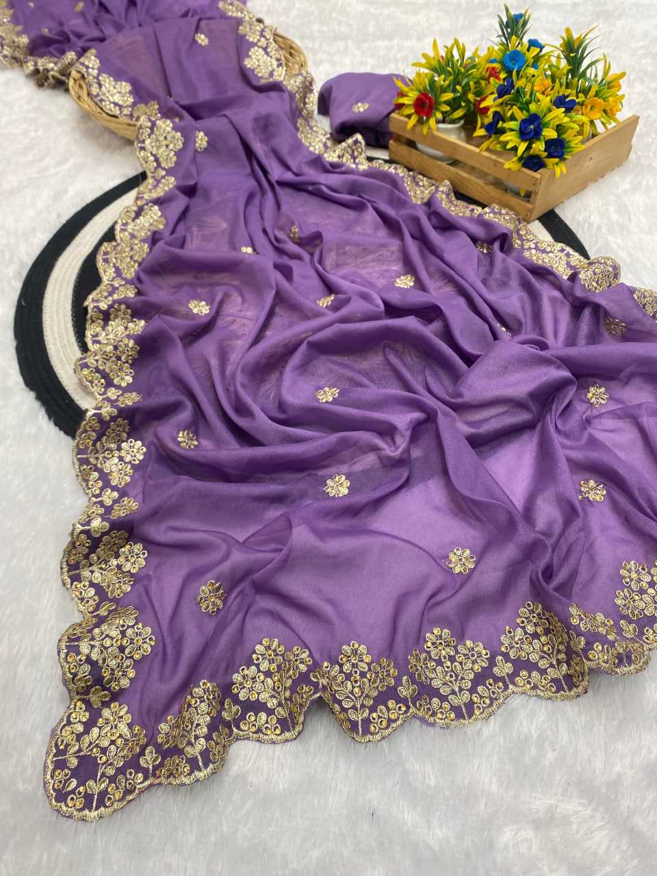 Ynf Georgette KESH514 NEW DESIGN Sarees Wedding Collections Festive Collections Wholesale Georgette Sarees Zari Border Sarees Sarees With Blouse Manufacturer