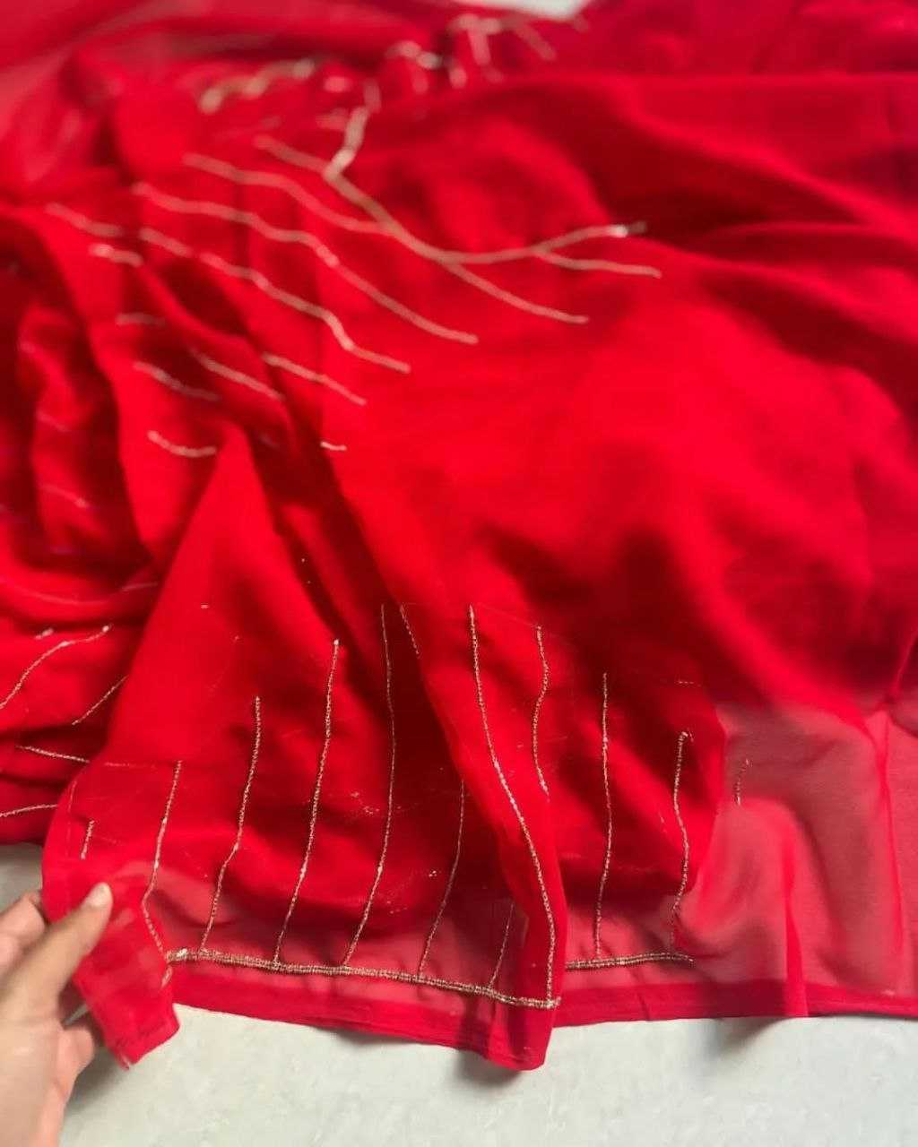Ynf Georgette KESH518 4336 Sarees Wholesale Fancy Sarees Georgette Sarees Hand Work Sarees Manufacturer