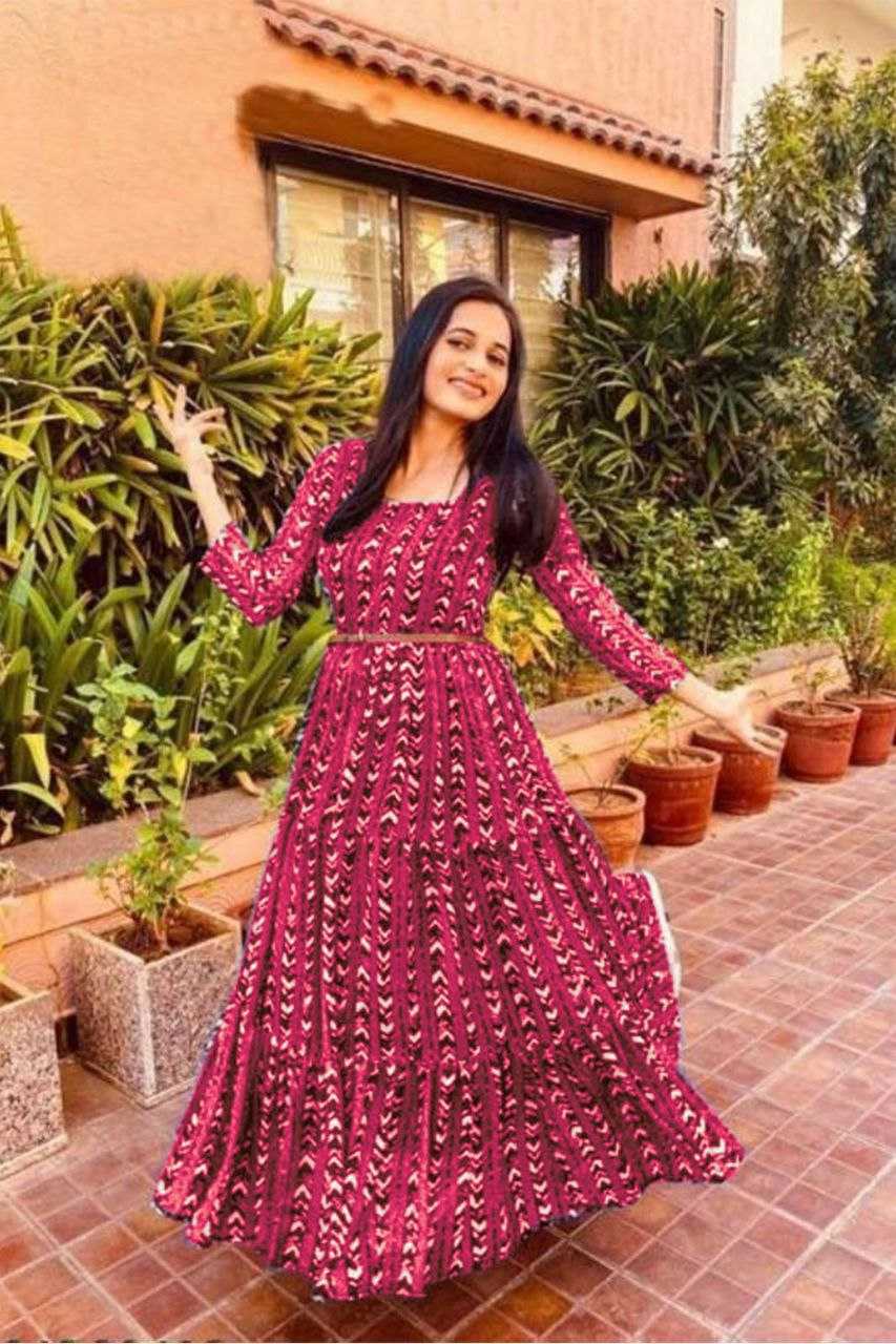 Ynf Georgette KESH559 306 Suits & Dresses Western Wears Festive Collections Wholesale Party Wear Dresses Printed Dresses Georgette Dresses Manufacturer