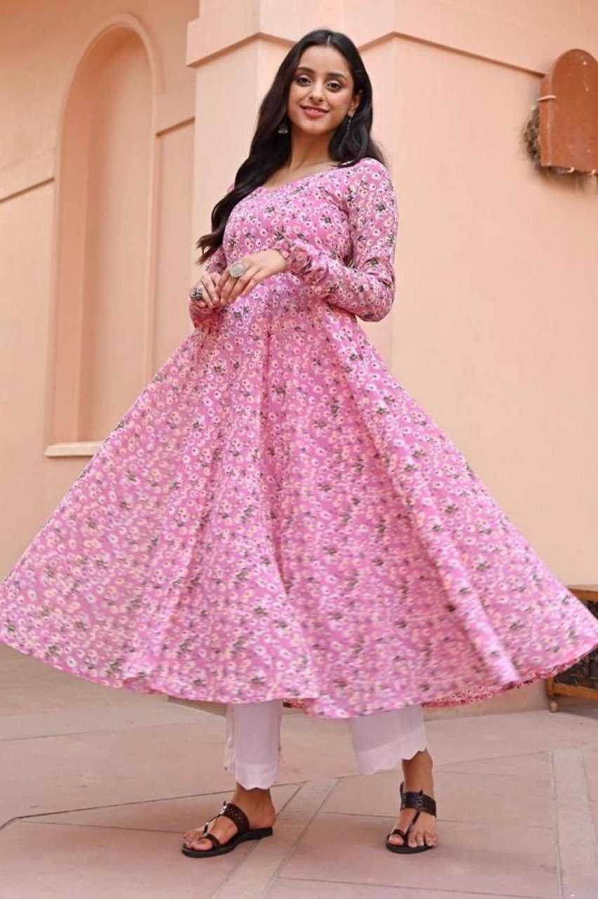 Ynf Georgette KESH559 341 Gowns Western Wears Festive Collections Wholesale Printed Gowns Georgette Gown Full Sleeve Gowns Manufacturer