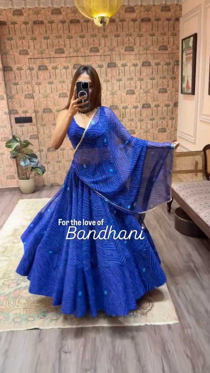 Ynf Georgette RIN141 637 Lehengas Festive Collections Wholesale Georgette Lehenga Navratri Chaniya Choli Manufacturer