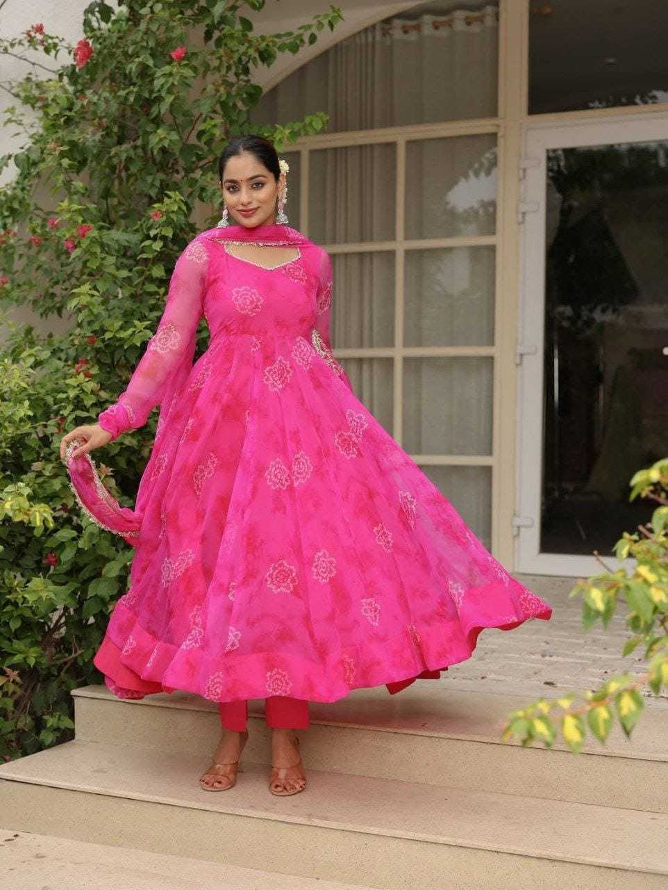 Ynf Georgette RIN157 196 Gowns Plus Size Collections Wholesale Party Gowns Georgette Gown Designer Gowns Manufacturer