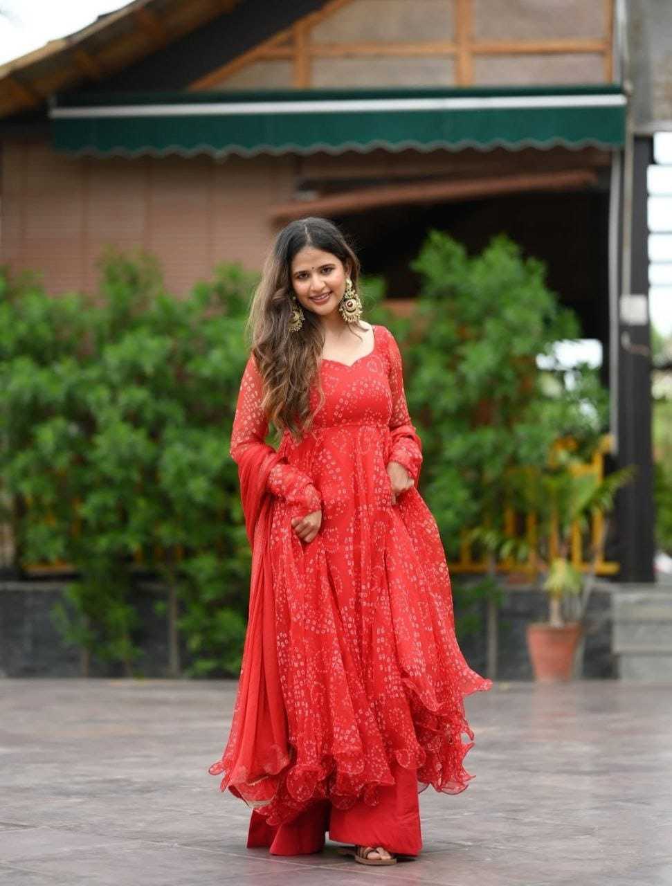 Ynf Georgette RIN157 220 Gowns Plus Size Collections Wholesale Georgette Gown Wedding Gown Designer Gowns Manufacturer