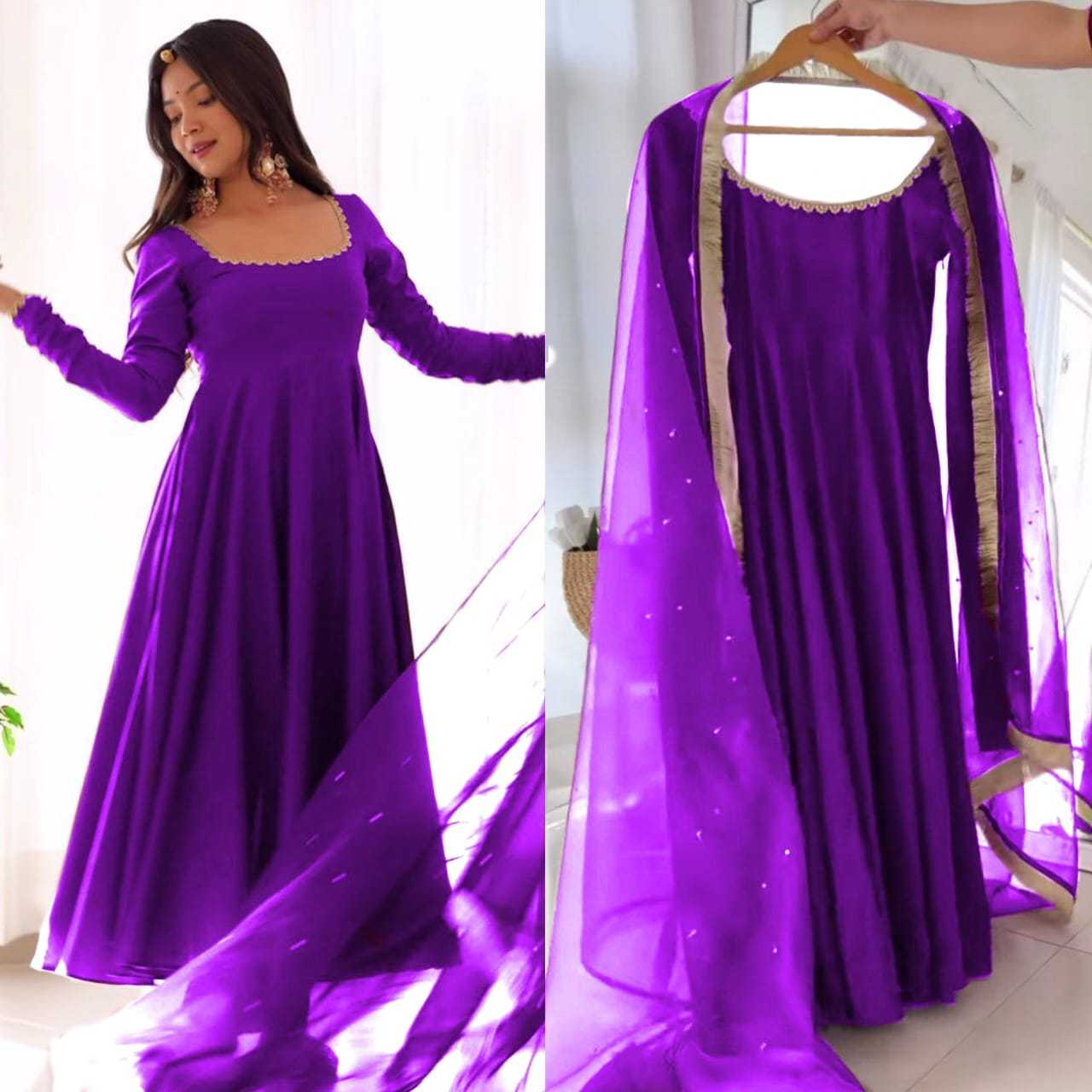 Ynf Georgette RIN157 2933 Gowns Plus Size Collections Wholesale Party Gowns Georgette Gown Designer Gowns Manufacturer