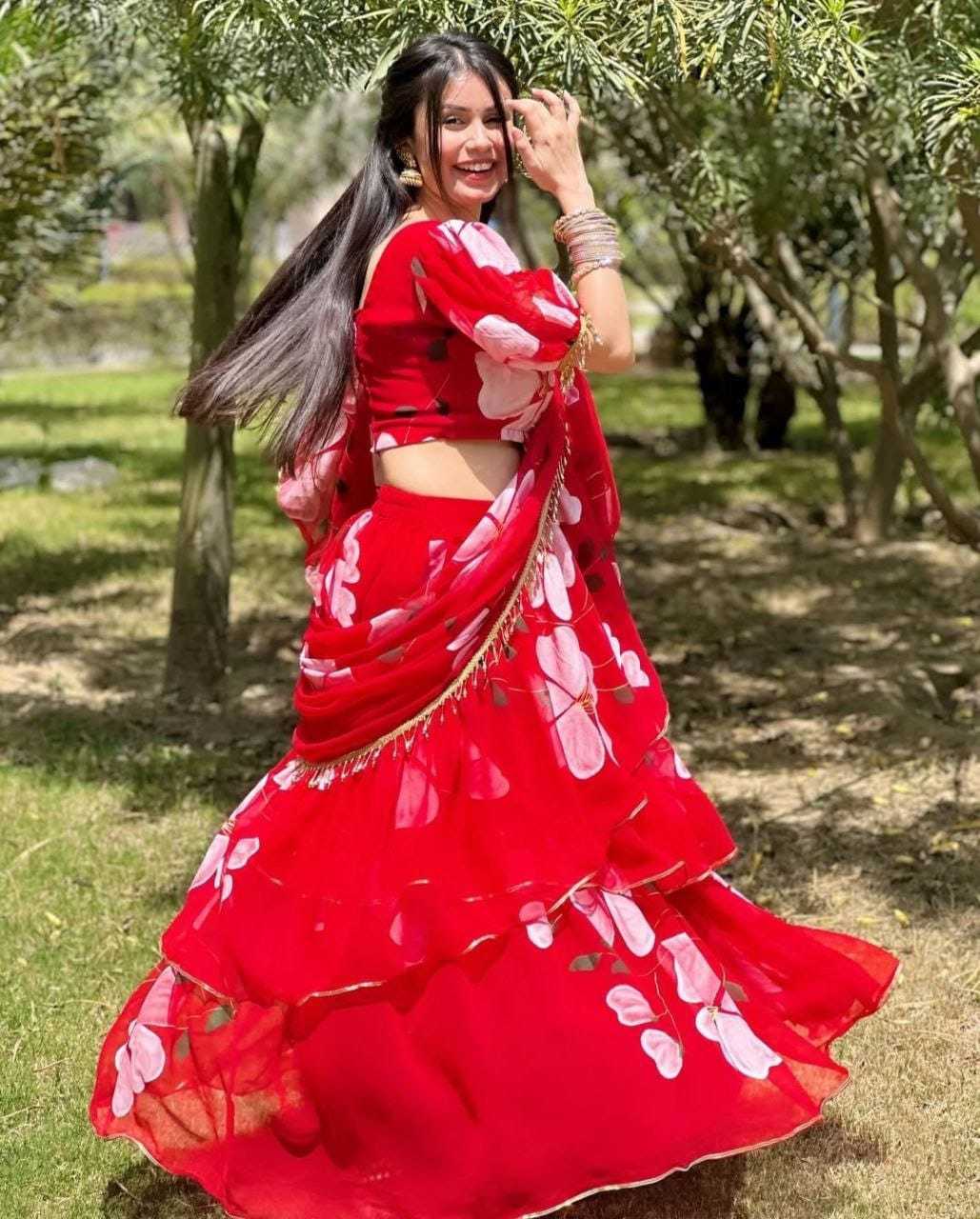 Ynf Georgette RIN157 PBS26 Sarees Lehengas Wholesale Lehenga Sarees Wedding Lehenga Georgette Lehenga Manufacturer