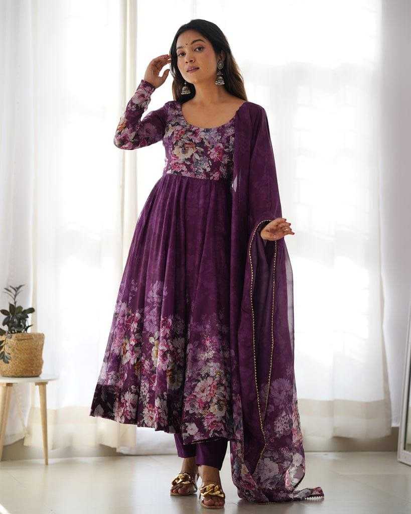 Ynf Georgette RIN193 MALAYSIAS HIT Suits & Dresses Wedding Collections Festive Collections Wholesale Georgette Suit Gown Dresses Wedding Outfits Manufacturer