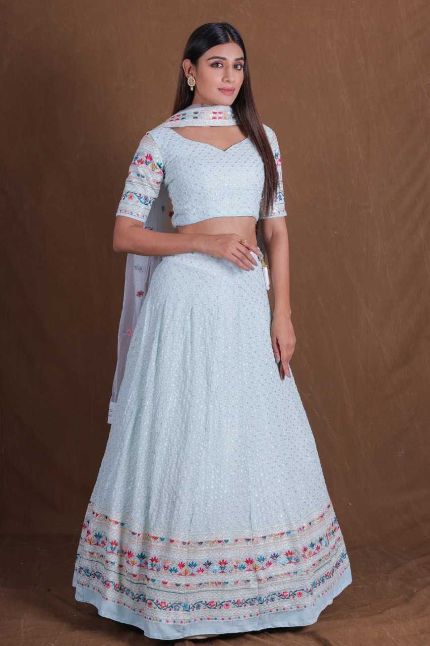 Ynf Georgette RIN197 3059 158-A Lehengas Wholesale Designer Lehenga Fancy Lehenga Bridal Lehenga Manufacturer
