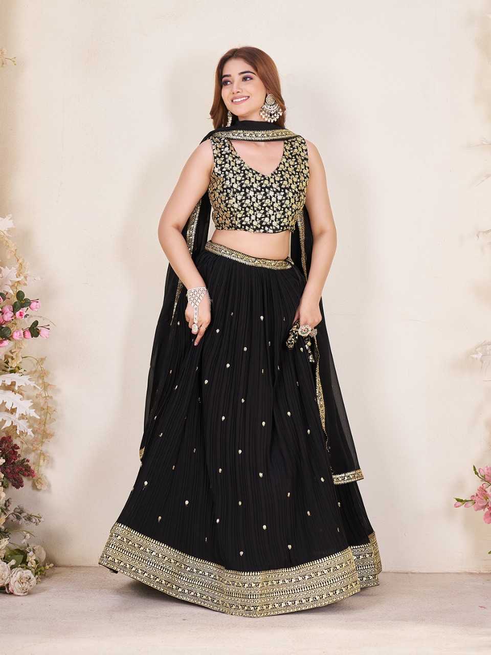 Ynf Georgette RIN197 3079 Lehengas Wholesale Designer Lehenga Fancy Lehenga Bridal Lehenga Manufacturer