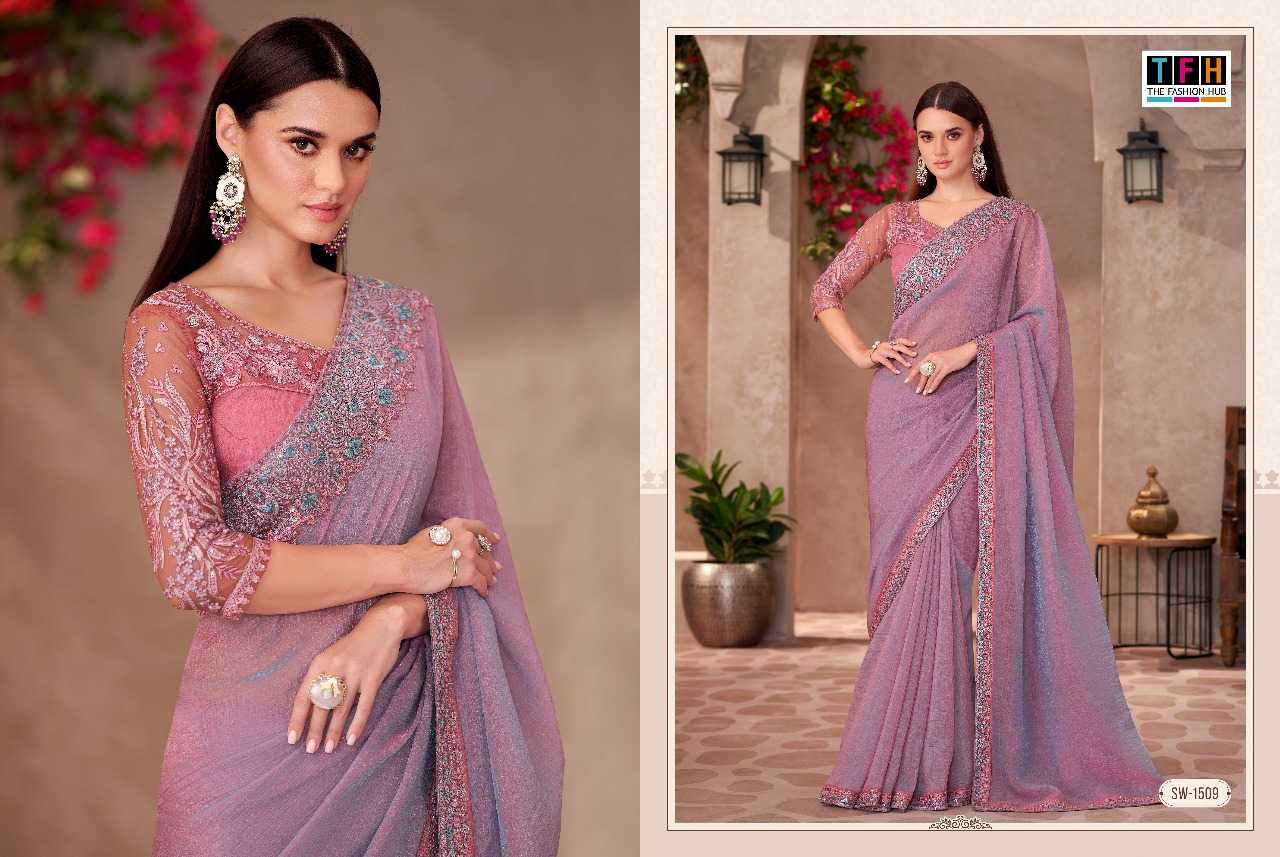 Ynf Georgette RIN197 3128 1509 Sarees Wholesale Designer Sarees Party Wear Sarees Fancy Sarees Manufacturer