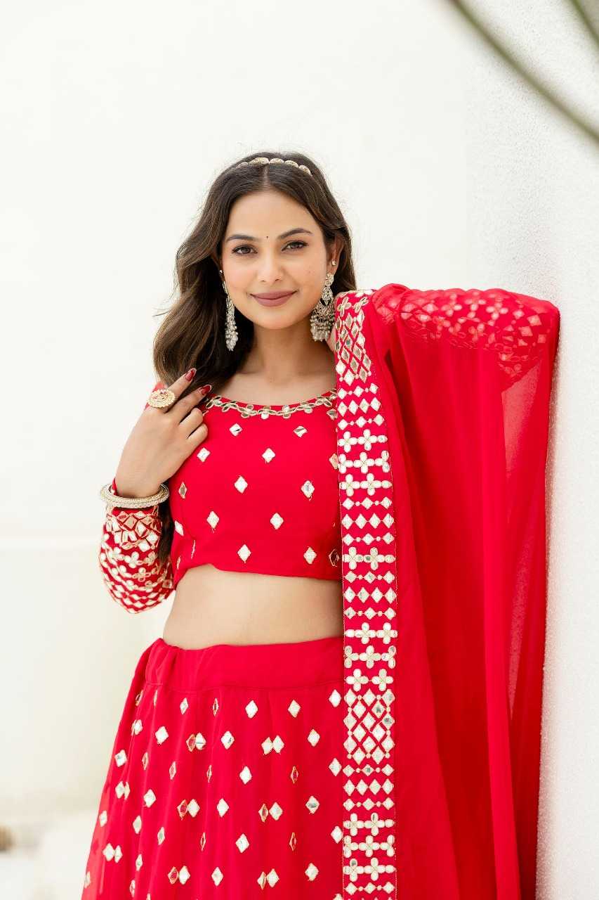 Ynf Georgette RIN197 3137 1222 Lehengas Wholesale Designer Lehenga Bridal Lehenga Lehenga With Dupatta Manufacturer