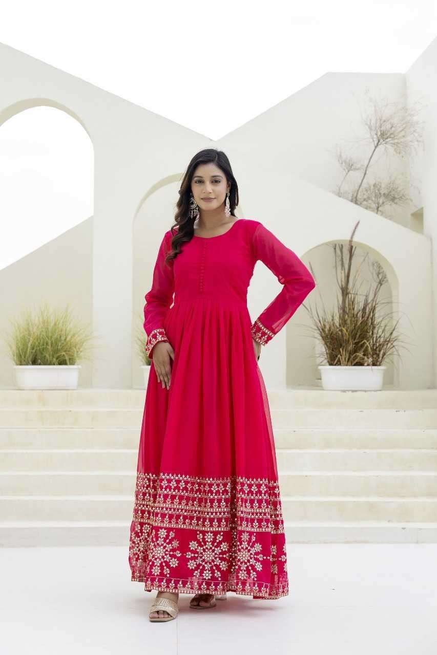 Ynf Georgette RIN197 4952 8049 Suits & Dresses Wholesale Party wear suits Wedding Suits Designer Suits Manufacturer