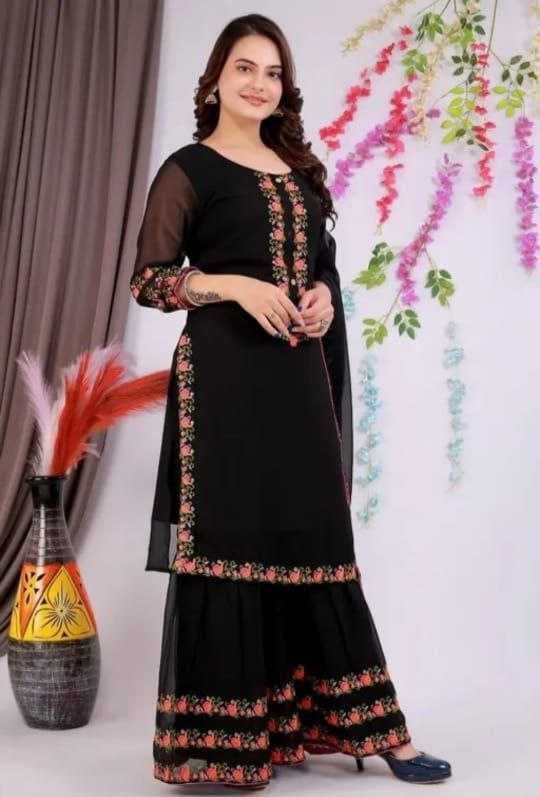 Ynf Georgette RIN220 BABLI Suits & Dresses Wedding Collections Festive Collections Wholesale Sharara Salwar Suits Embroidery Suits Georgette Dresses Manufacturer