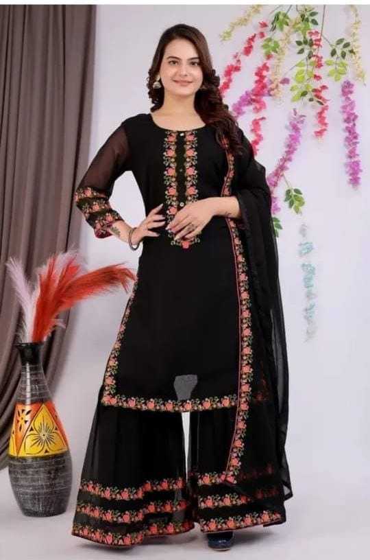 Ynf Georgette RIN222 BS-93 Suits & Dresses Wholesale Embroidery Suits Georgette Suit Designer Suits Manufacturer