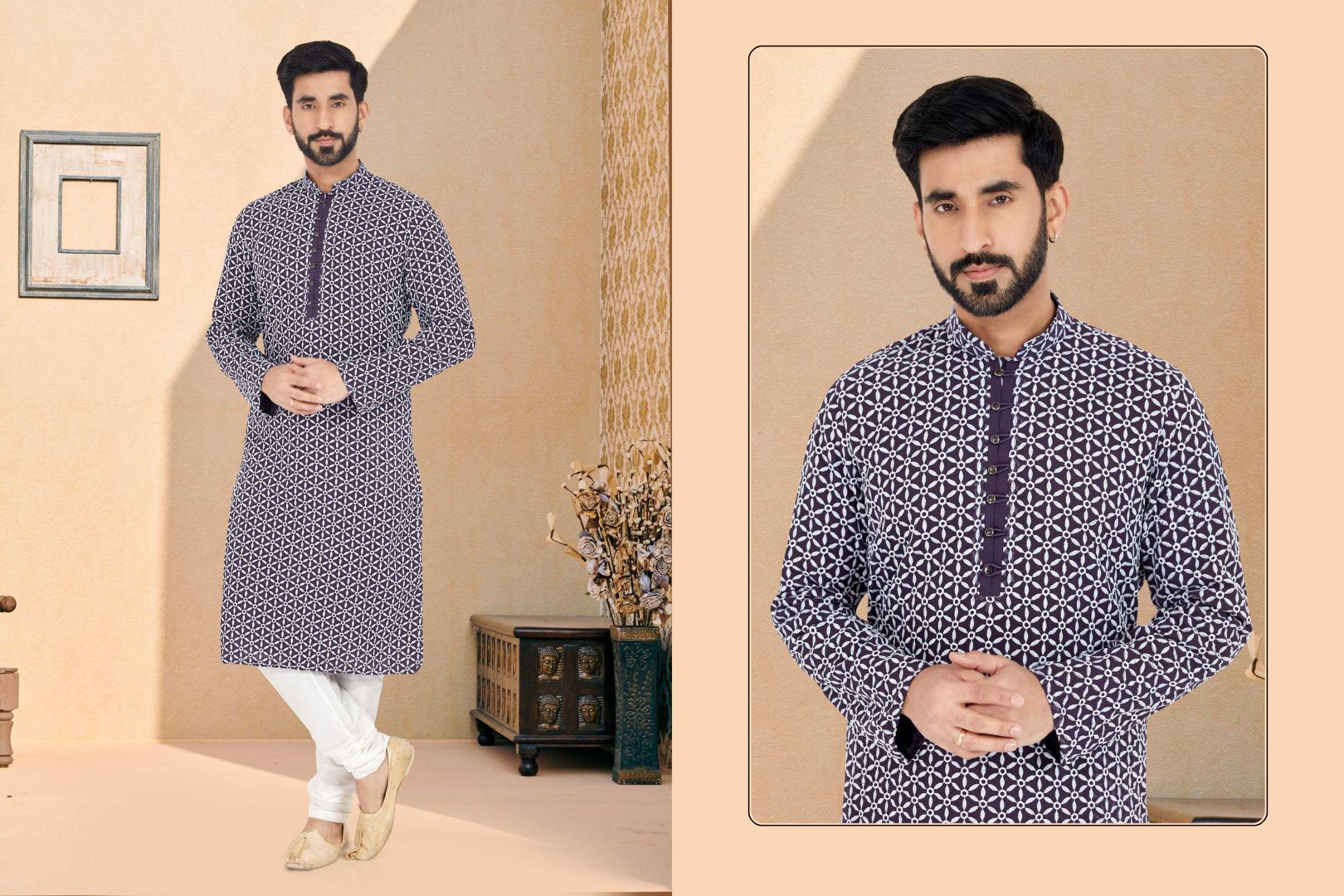 Ynf Georgette RIN223 3048A Mens Wear Wholesale Mens Kurtas Mens Kurta Pyjama Men Wedding kurta Manufacturer