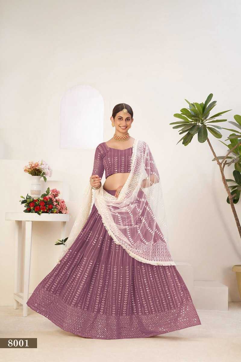 Ynf Georgette RIN227 8001 Lehengas Wedding Collections Festive Collections Wholesale Embroidered Lehenga Georgette Lehenga Lehenga With Blouse Manufacturer