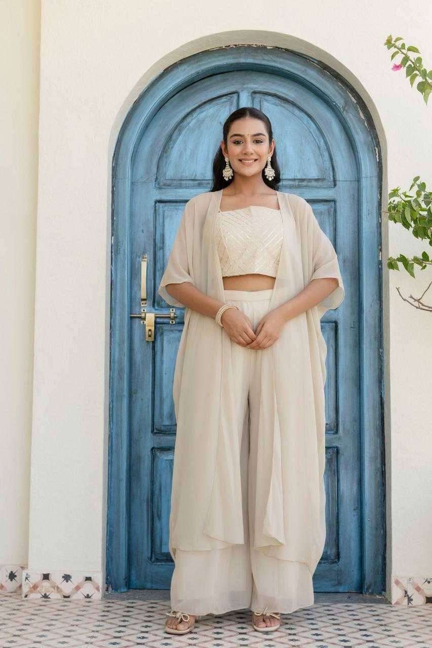 Ynf Georgette RIN228 366 Western Wears Wholesale Bottom Wear Manufacturer