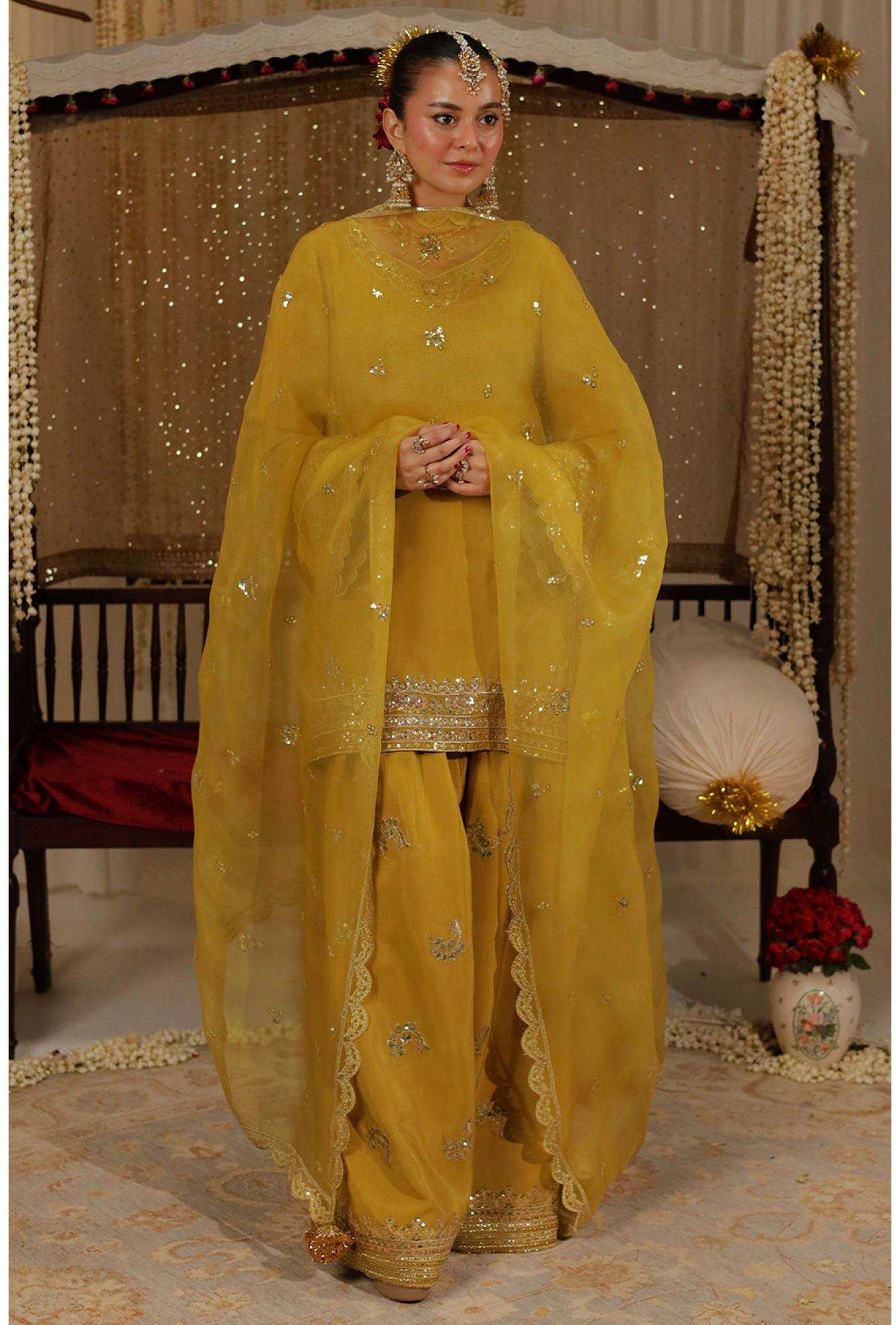 Ynf Heavy Crepe KESH523 291 Suits & Dresses Wedding Collections Festive Collections Wholesale Palazzo Suit Designer Suits Embroidered Suits Manufacturer