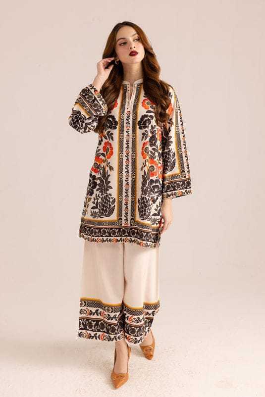 Ynf Heavy Crepe RIN129 034 Western Wears Wholesale Co-ord Set Manufacturer