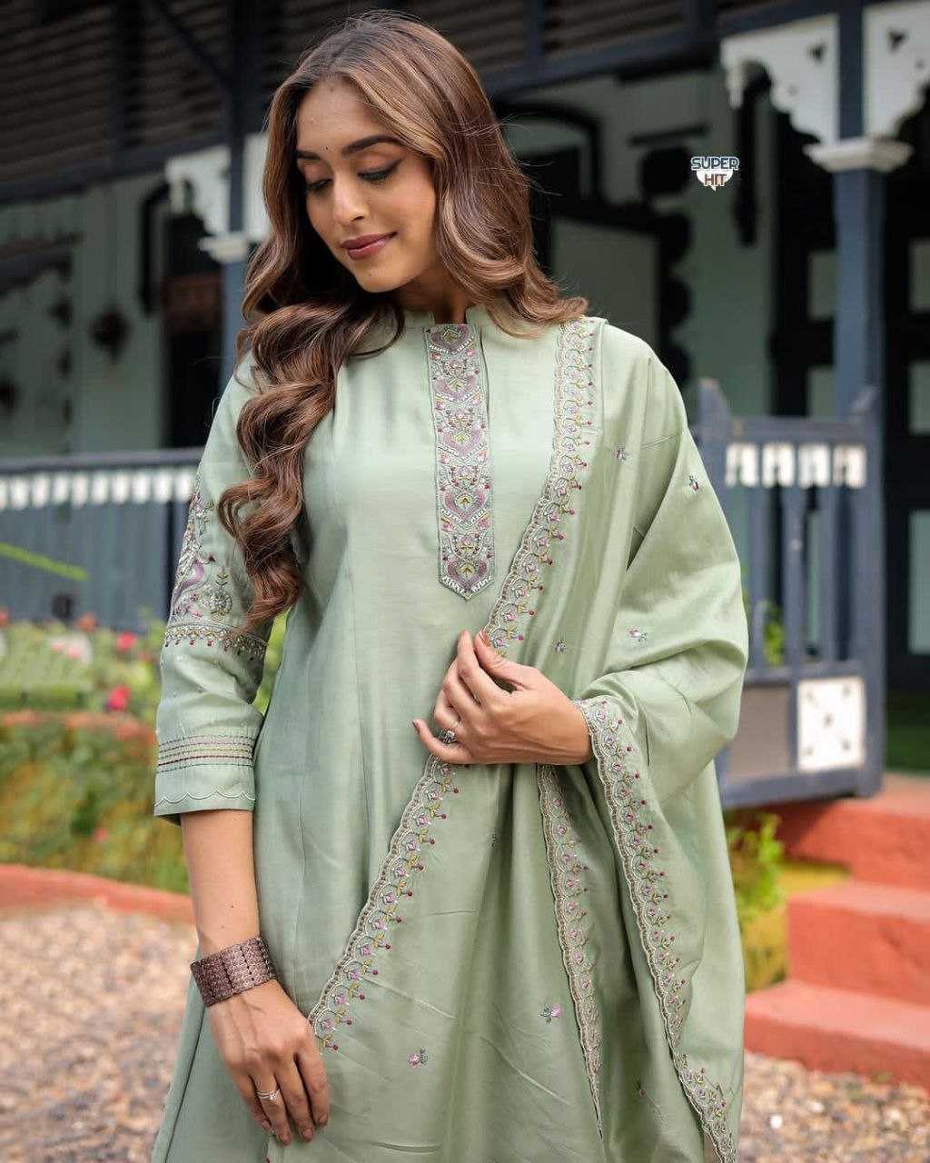 Ynf Heavy Muslin KESH536 7014 Suits & Dresses Wholesale Embroidery Suits Anarkali Suits Designer Suits Manufacturer