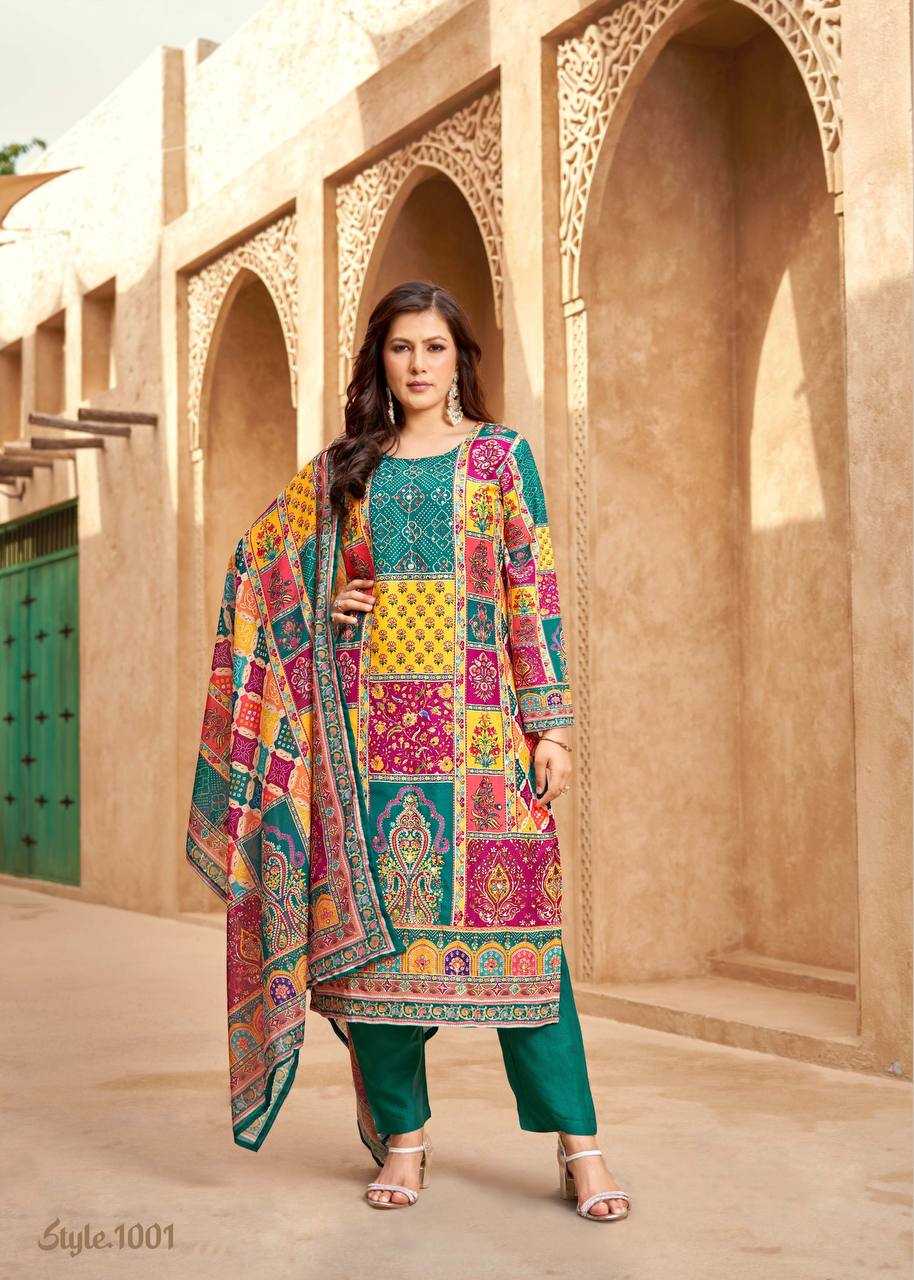 Ynf Heavy Muslin RIN131 1001 Suits & Dresses Islamic Clothing Festive Collections Wholesale Pakistani Suits Printed Suits Party wear suits Manufacturer