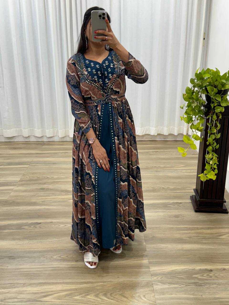 Ynf Heavy Rayon KESH513 434 Gowns Wholesale Fancy Gowns Embroidery Gowns Designer Gowns Manufacturer