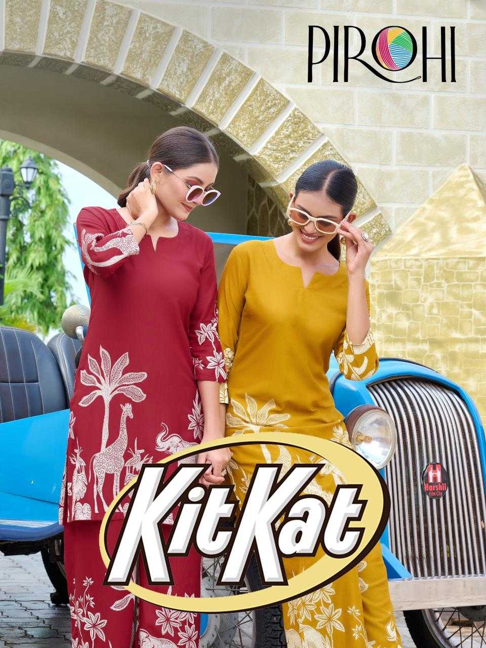 Ynf Heavy Rayon RIN190 PIROHI-Cord Set Kit-Kat Setwise Collections Wholesale Kurtis Catalogs Manufacturer