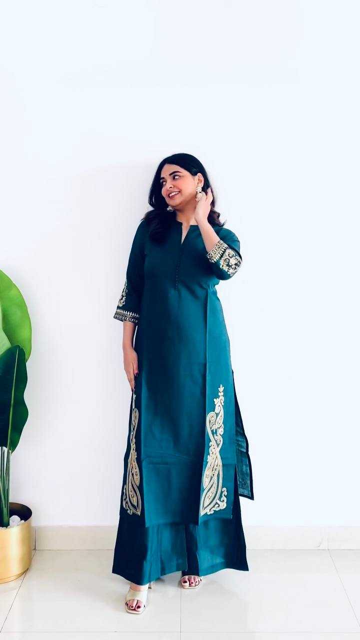 Ynf Heavy Roman Silk KESH512 215 Suits & Dresses Wholesale Ladies Suits Dresses Designer Suits Manufacturer