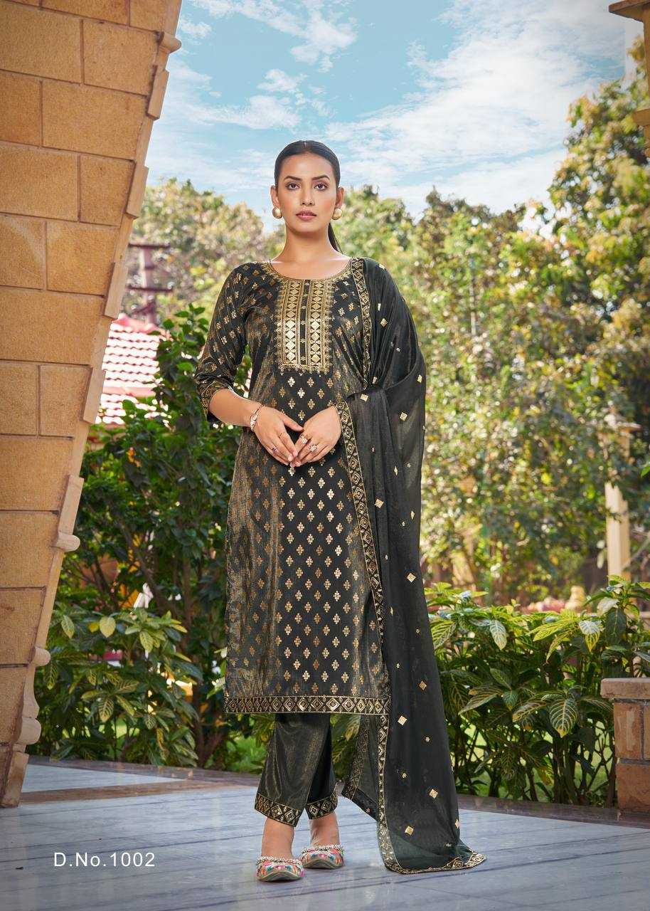 Ynf Heavy Roman Silk RIN131 1001 Suits & Dresses Wholesale Ladies Suits Embroidery Suits Party wear suits Manufacturer
