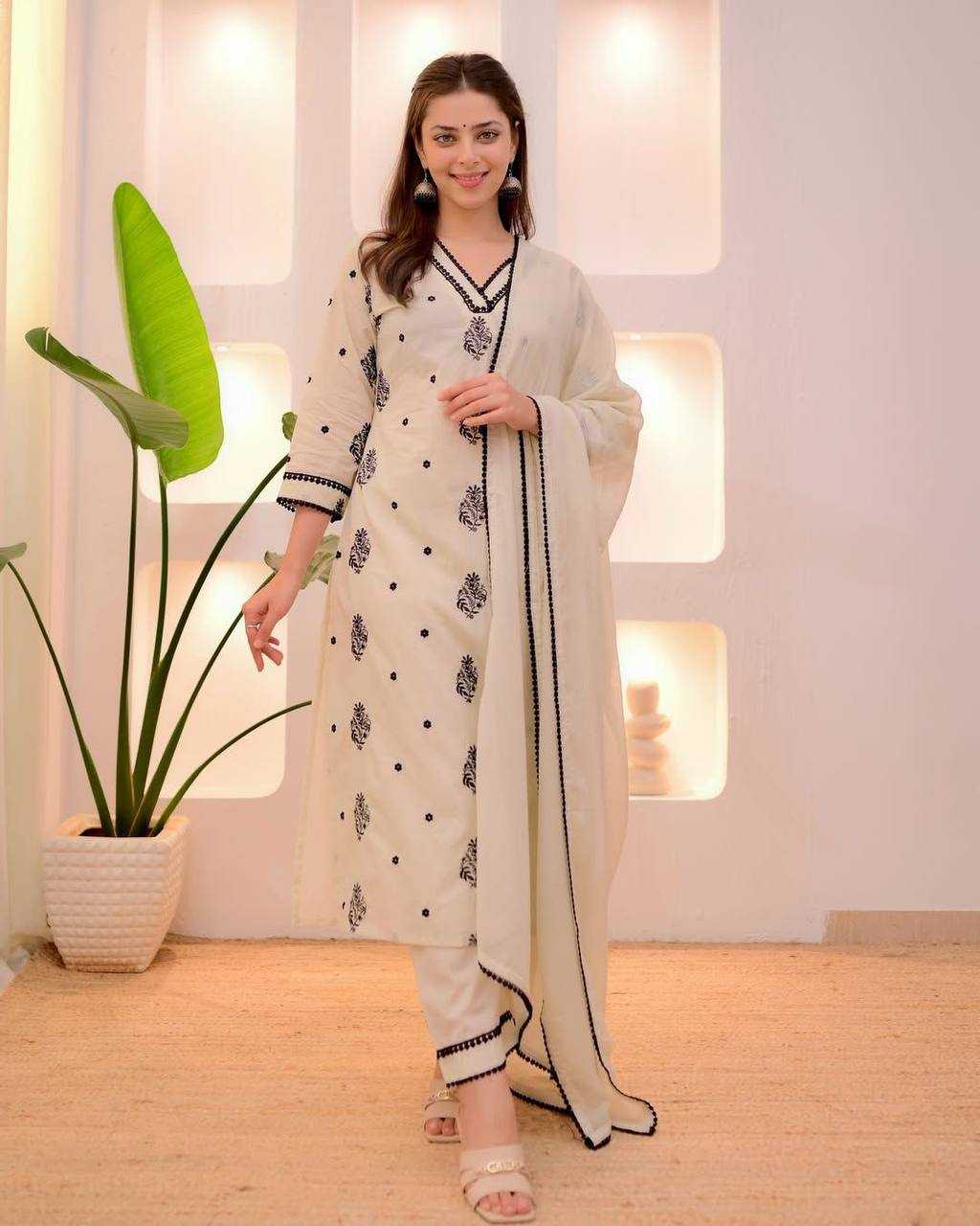 Ynf Heavy Roman Silk RIN141 1960 Suits & Dresses Wedding Collections Festive Collections Wholesale Embroidery Suits Ladies Silk Suit Casual Dresses Manufacturer