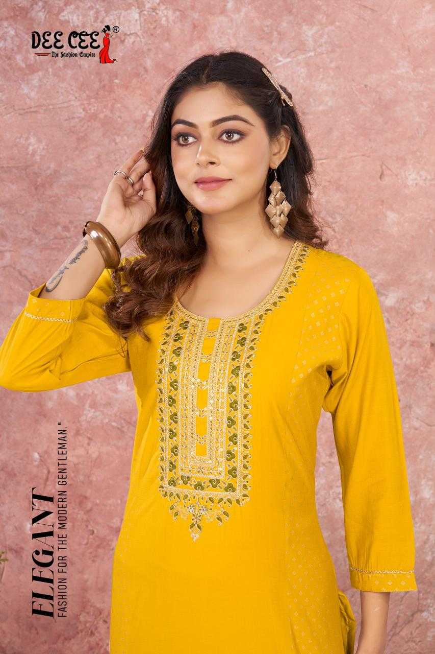 Ynf Heavy Roman Silk RIN190 DEECEE-EESHA Setwise Collections Wholesale Kurtis Catalogs Manufacturer
