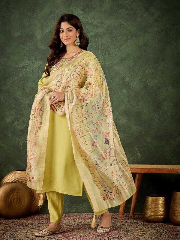 Ynf Heavy Roman Silk RIN190 jalak Setwise Collections Wholesale Kurtis Catalogs Manufacturer