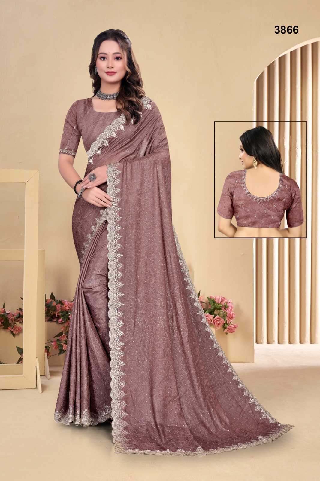 Ynf Jacquard KESH114 3866 Sarees Wholesale Designer Sarees Embroidered Sarees Stone Work Saree Manufacturer
