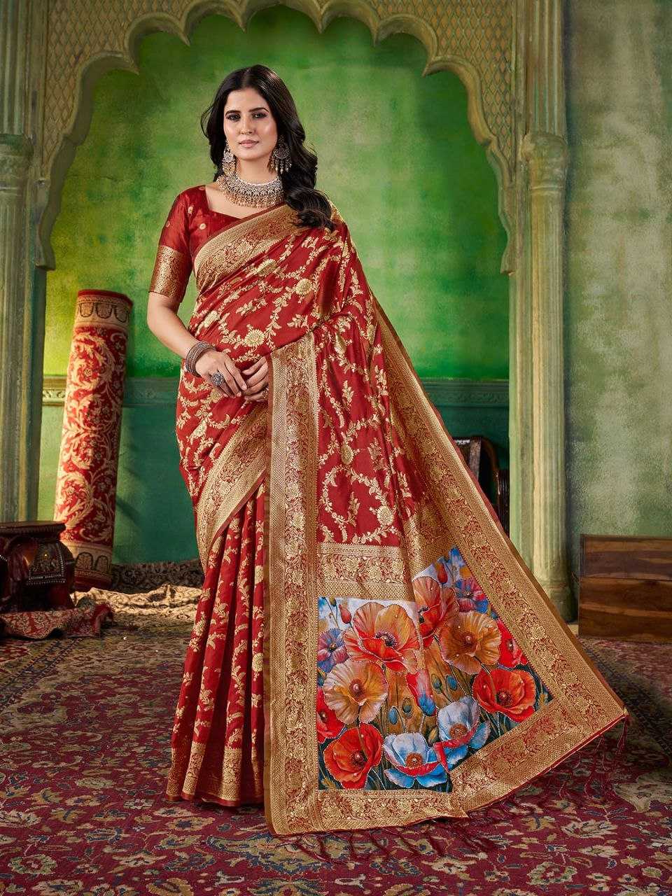 Ynf Jacquard KESH518 4400 Sarees Wedding Collections Festive Collections Wholesale Hand Work Sarees Jacquard Saree Zari Sarees Manufacturer
