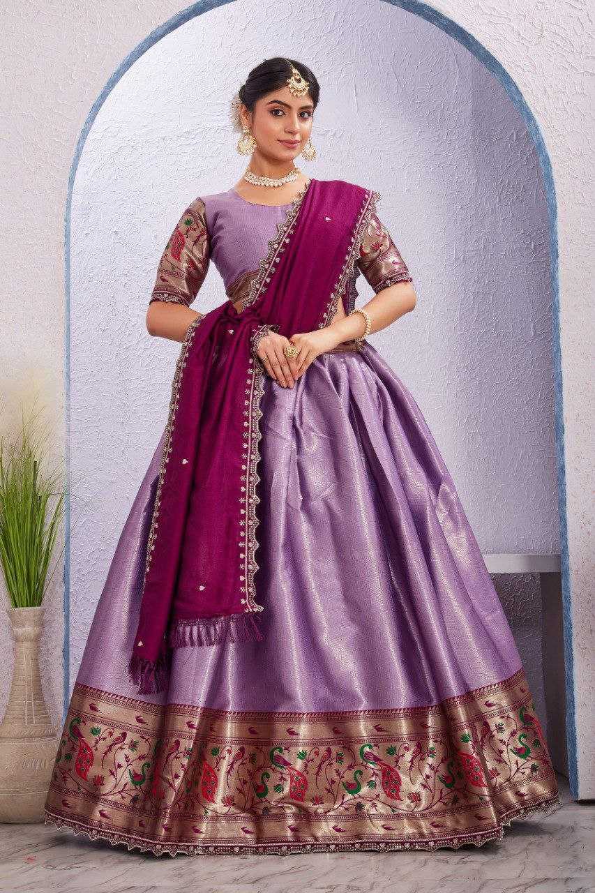Ynf Jacquard KESH554 Morni Lehengas Wholesale Embroidered Lehenga Manufacturer