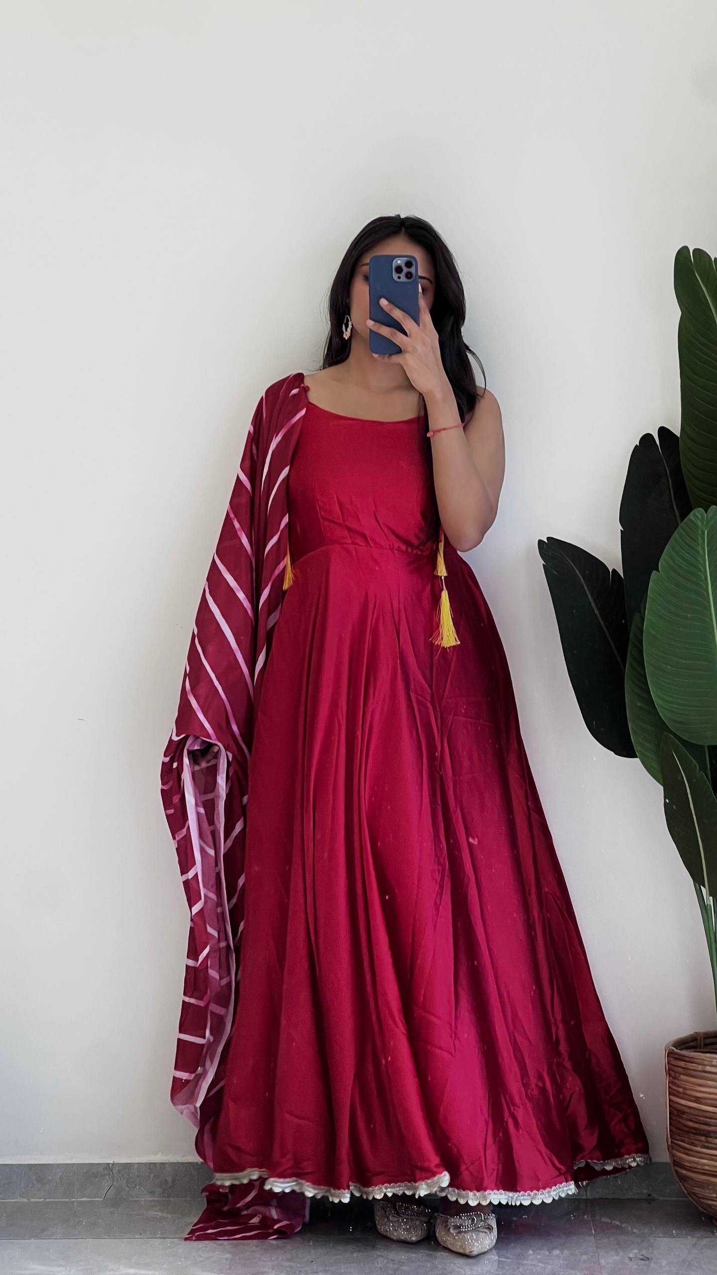 Ynf Japan Sartin RIN213 L333 Gowns Wholesale Fancy Gowns Anarkali Gown Simple Gowns Manufacturer