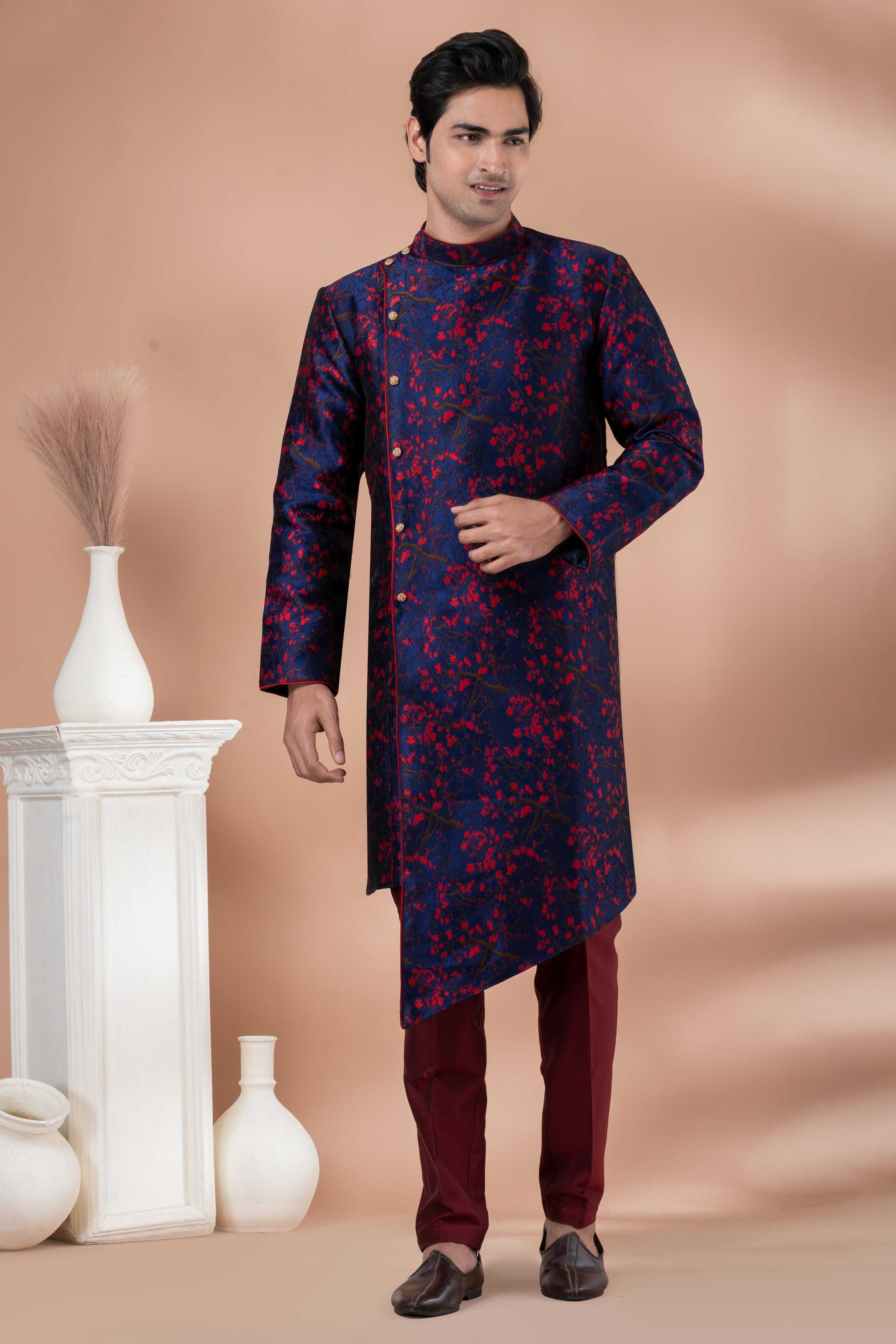 Ynf Jequard Silk RIN223 1706 Mens Wear Wholesale Kurta Set with Jacket Designer Ethnic Set Indo Western Manufacturer