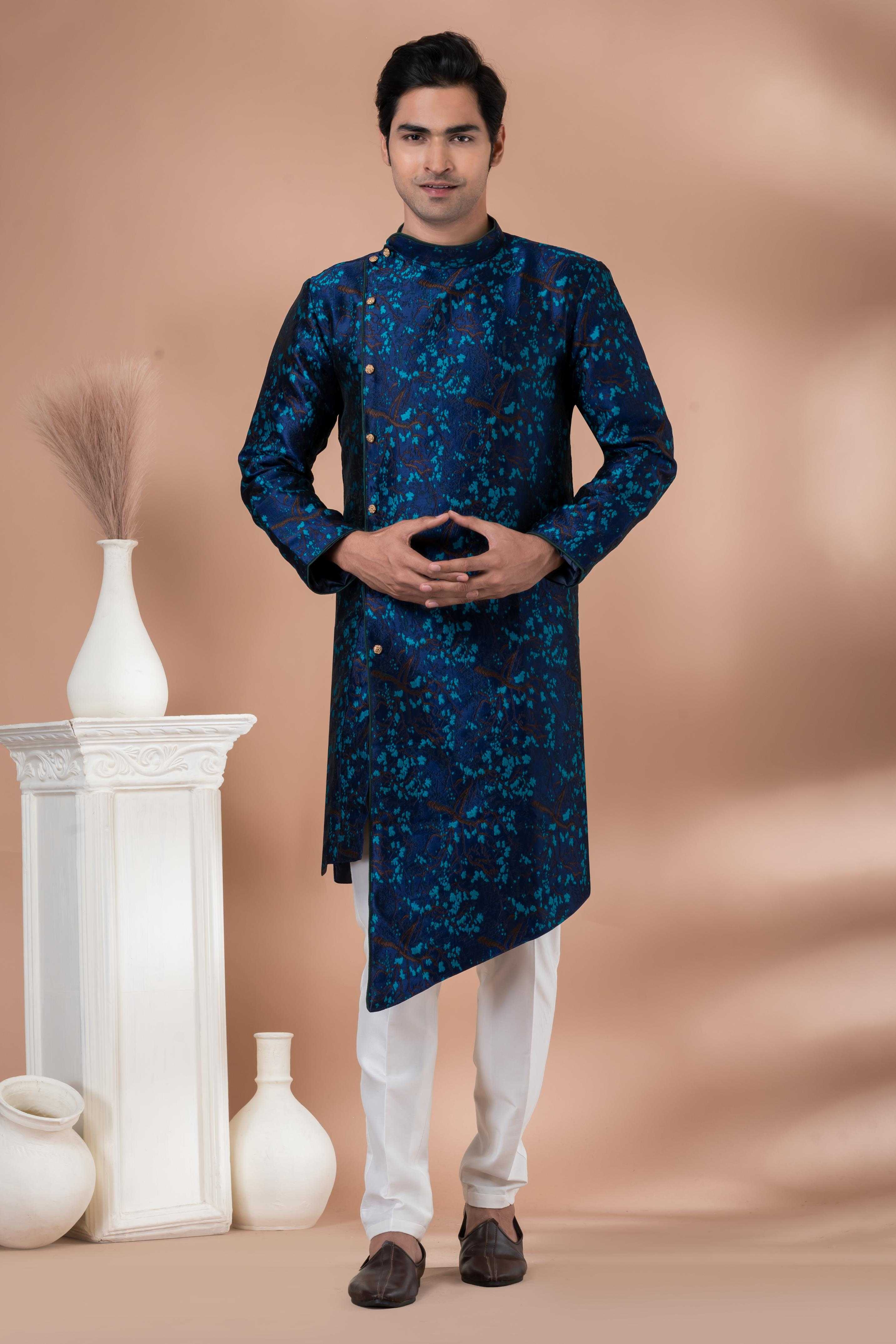 Ynf Jequard Silk RIN223 1708 Mens Wear Wholesale Kurta Set with Jacket Designer Ethnic Set Indo Western Manufacturer